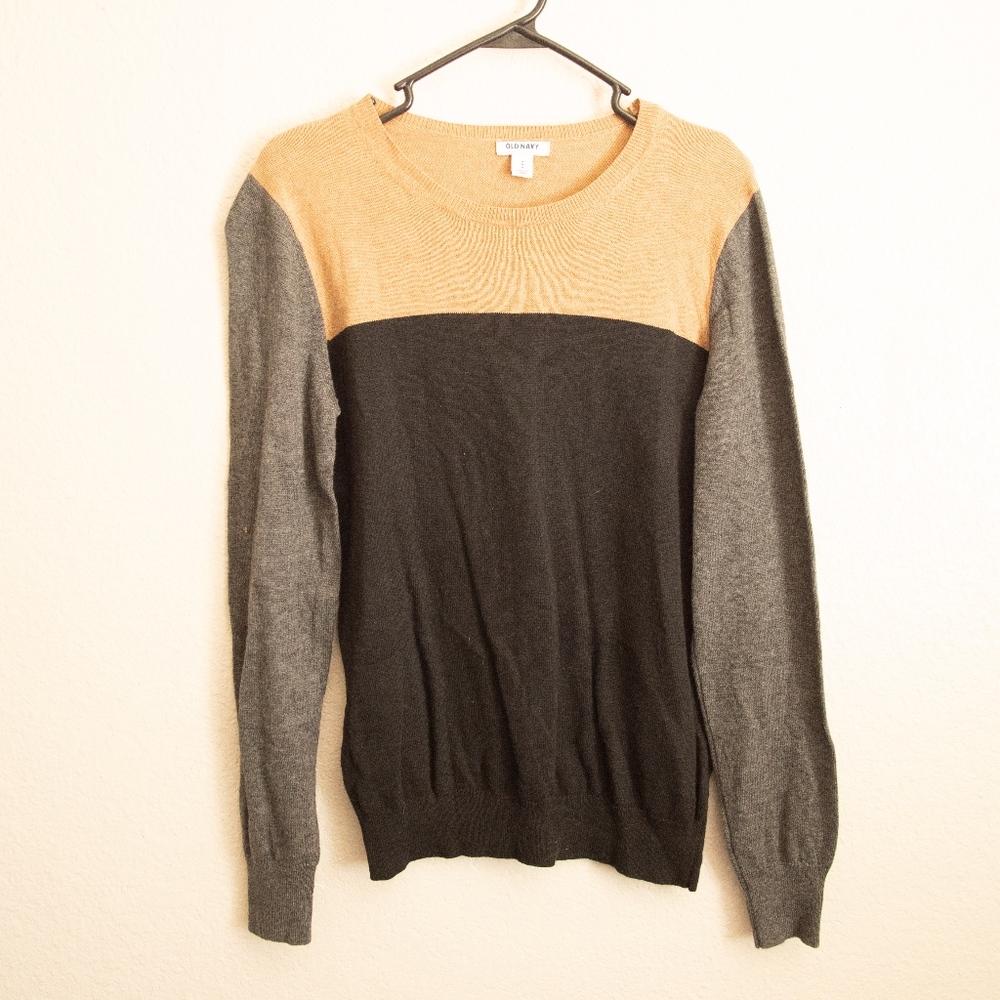 Color Block Long Sleeve Top